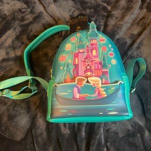 Loungfly glow-in-the-dark Tangled backpack